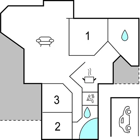 Cozy Home In Vaeggerlose With Wifi *